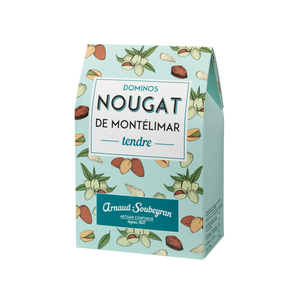 Nougat de Montélimar tendre - boite domino 180gr