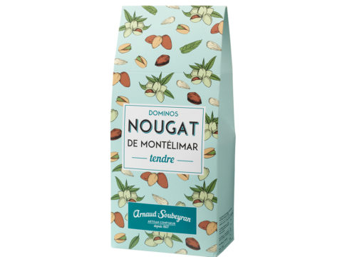 Nougat de Montélimar tendre - boite domino 400gr