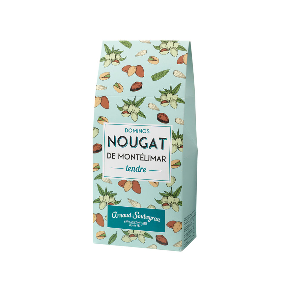 Nougat de Montélimar tendre - boite domino 400gr