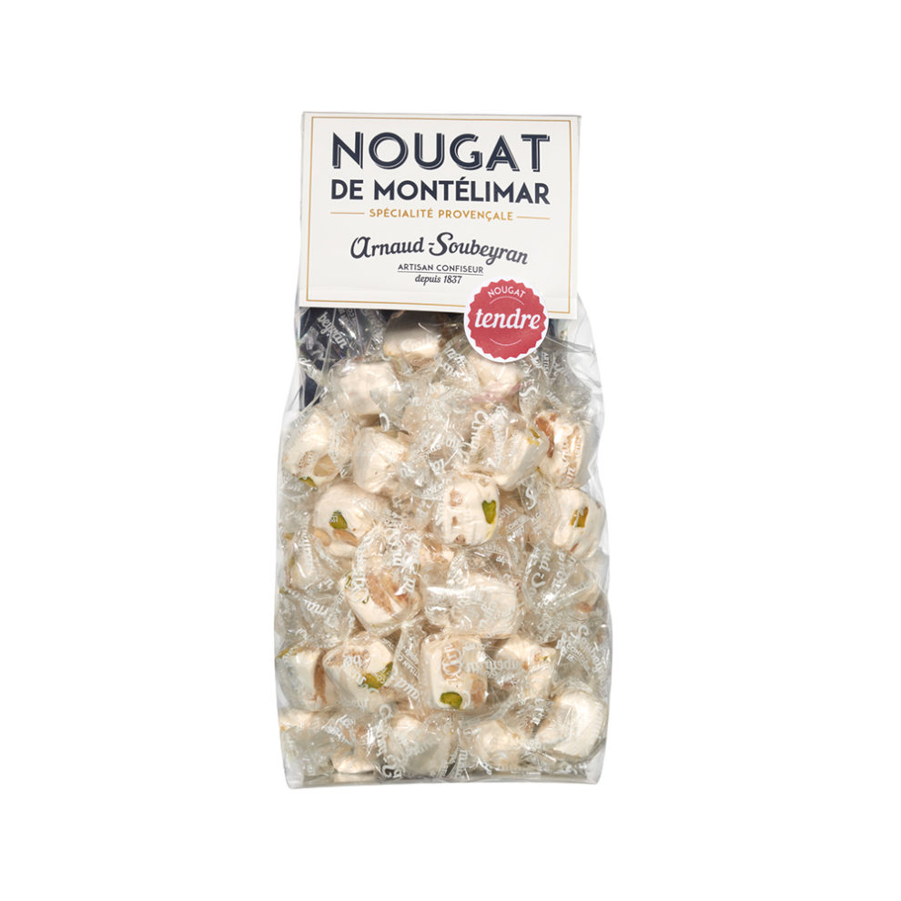 Nougat de Montélimar tendre - sachet  400gr