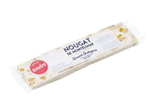 Nougat de Montélimar tendre - barre 100gr