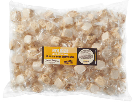 Nougat au caramel et fleur de sel- vrac 1kg