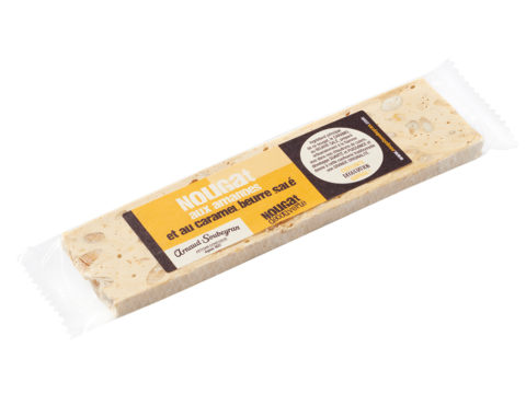 Nougat au caramel et fleur de sel- barre 100gr