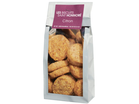 "L'audacieux" biscuit au beurre & Citron - sachet 140gr