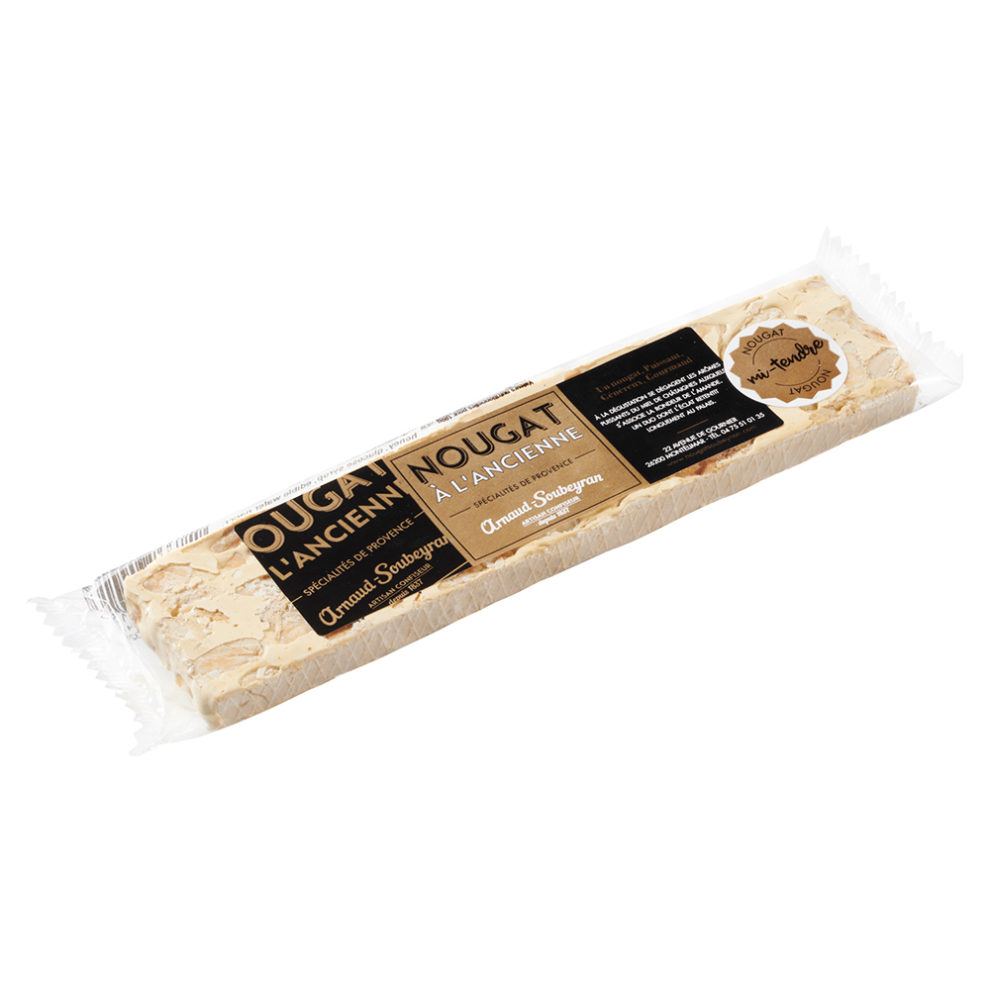 Nougat à l'ancienne - barre 100gr