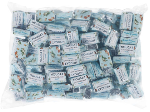 Soft Nougat of Montélimar – 1 kg domino bag