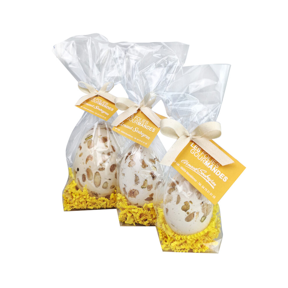 Oeuf de Pâques en nougat 125gr